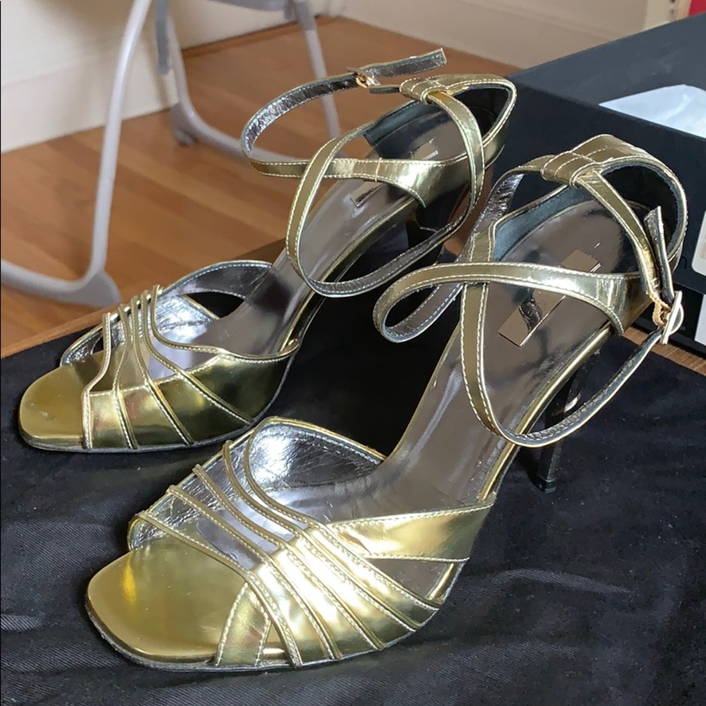 Calvin Klein Collection Nadi Ankle Strap Sandal 39